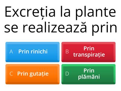 Sistemul excretor clasa a 10-a