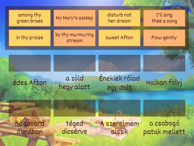 2 Afton Water, verse 1 - lines