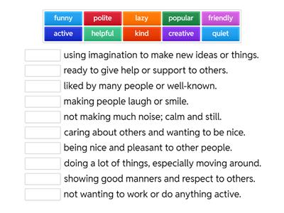 prep3 10-11 embed vocabulary matching