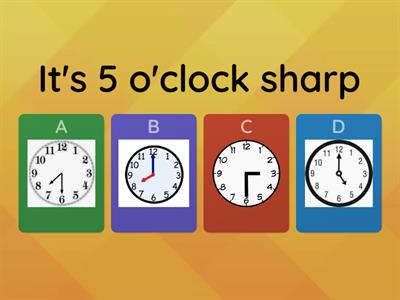 AS3 Unit 1 - Telling the time