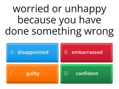 Preliminary for Schools adjectives 