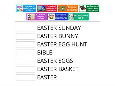 EASTER VOCABULARY