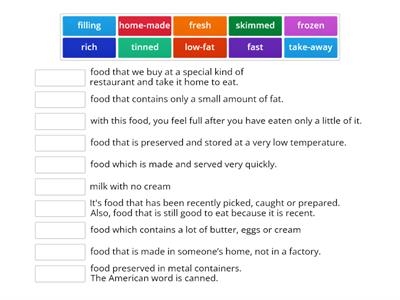 Describing food 1