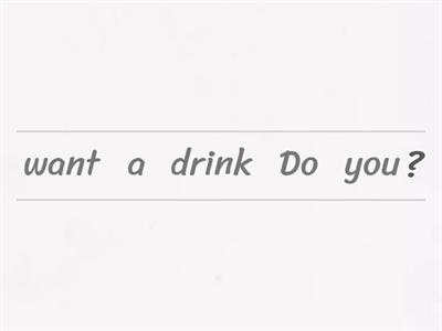 Word order in questions