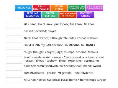  ENGLISH PRONUNCIATION GAME