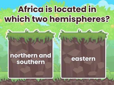 ‘’Africa our continent (oceans, countries and main cities) ‘’