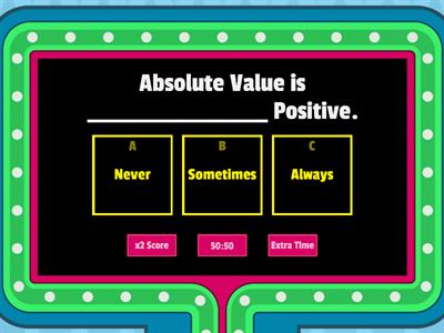 Absolute Value