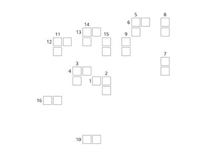 Crossword #1หมวดตัว A   2 ตัวอักษร (SP. 15/09/22)