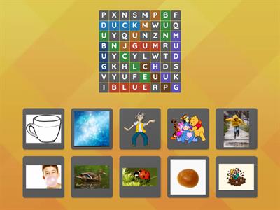 пошук слова буква u