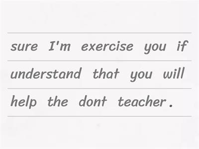 zero and first conditional