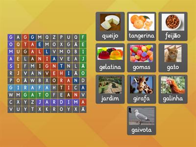 Sopa de Letras g/j