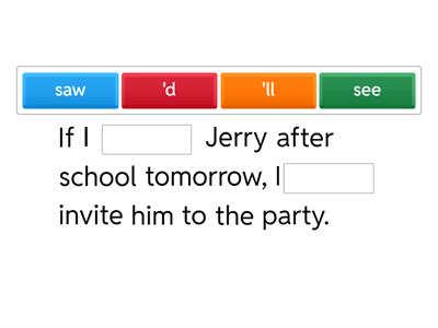 First and Second Conditional