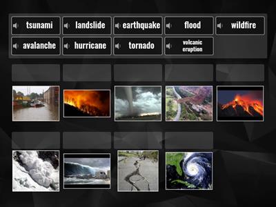 Natural Disaster Match Up