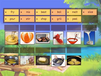 Starlight 6 module 2 food preparation (verbs)