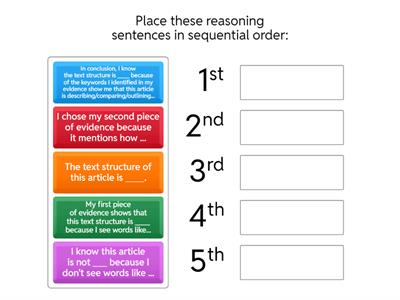 Text Structure Reasoning