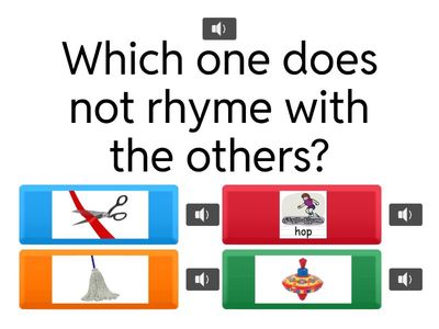 Which One Does Not Rhyme