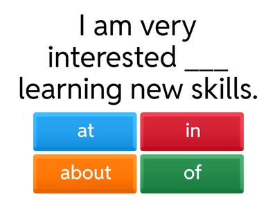 Intermediate ESL Prepositions Practice (C&C 3R Lesson 10)