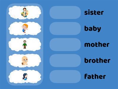 VOCABULARY - FAMILY  (K1)