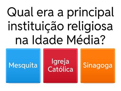 Quiz sobre a Idade Média