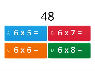 Tabla del 6