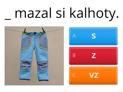 Předpony s-, z-, vz- 