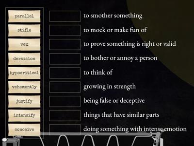 Vocabulary - Horror Genre 