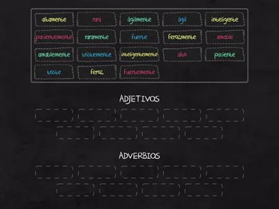 ADJETIVOS Y ADVERBIOS