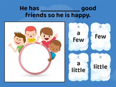 (6) Упр-ние №1 a few/few и little/a little  