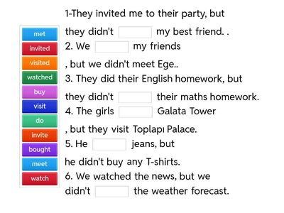 Past Tense / Negative Form 1
