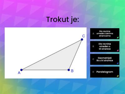 Trokut - ponavljanje