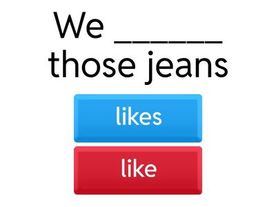 Present simple tense- affirmative