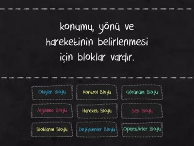 Scratch Bloklar Etkinliği