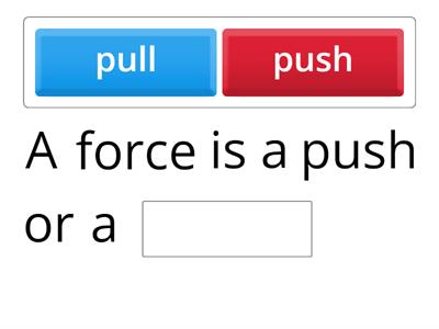 Balanced and Unbalanced Forces