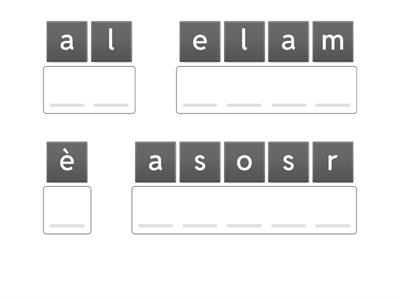 la frutta, la verdura, mi piace, mi piacciono