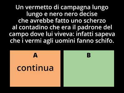 il vermetto nero, comprensione del testo -LOGOPEDISTA MARZIA MEDA