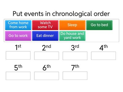 Order of Events- Workday
