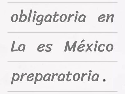 La preparatoria en México