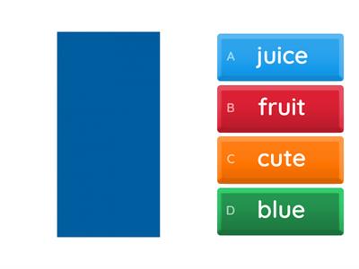 Quiz of u_e  ue  ui words