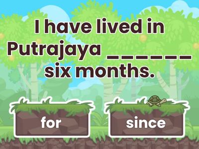 English Form 2: Grammar (For & Since)