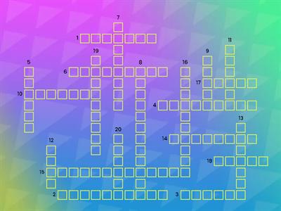 Perfecting Vocubulary P.24: Hebrew-Irisroz students(crossword)