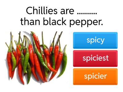  Comparative adjectives