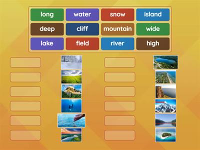 Geographical features. Prepare 6. Unit 15