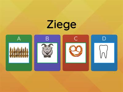 AB -  Wörter mit Z z - Quiz