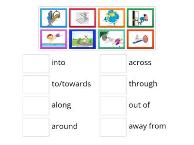 Prepositions of movement Super Goal 5 Unit 3