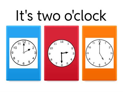 Telling the time (basic)