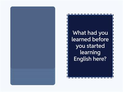 I1-I2 - Past Simple & Past Perfect - Conversation