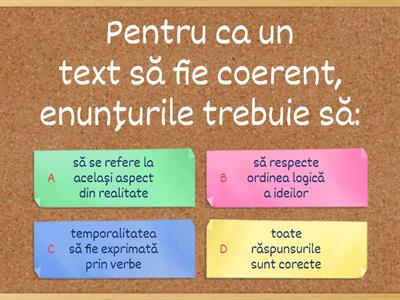 Recapitulare noțiuni de gramatică, clasa a VIII-a