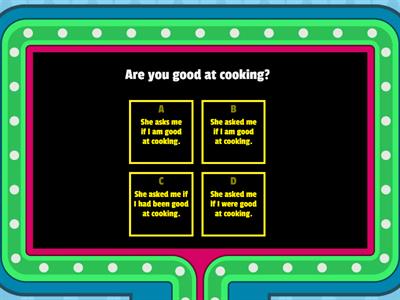 Reported Speech Questions