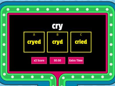 Change the Y - Spelling Rule