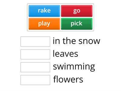 Word combinations 7a